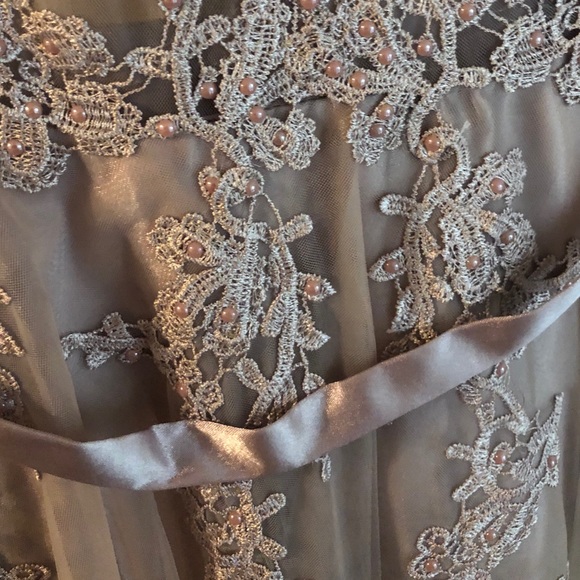 Mauve A-Line Dress - Picture 6 of 6